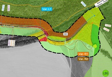 Mühlsdorf – Karte Raumwiderstand